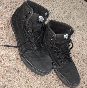 Size 9 black high top Vans